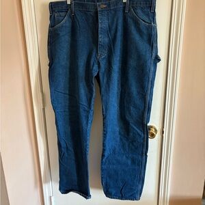 Dickies Men's Relaxed Fit Blue Jeans